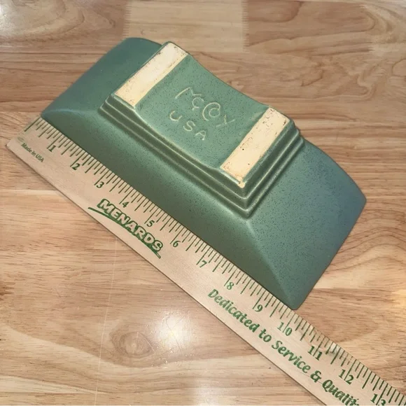 McCoy Green Planter Pottery USA - Picture 8 of 10